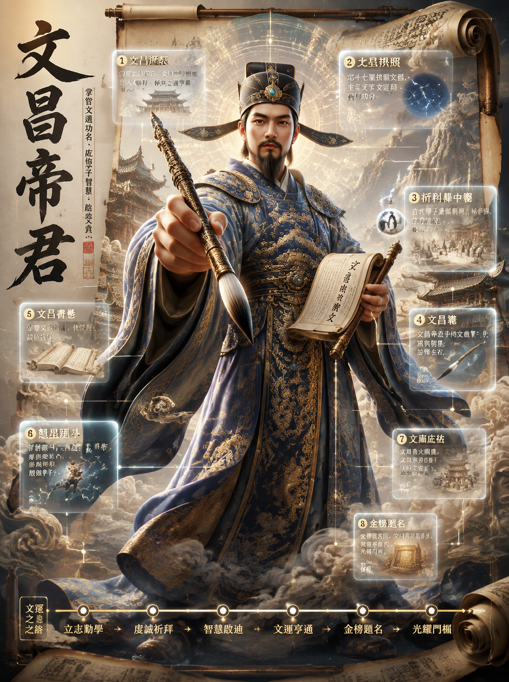 文昌帝君灵感作品